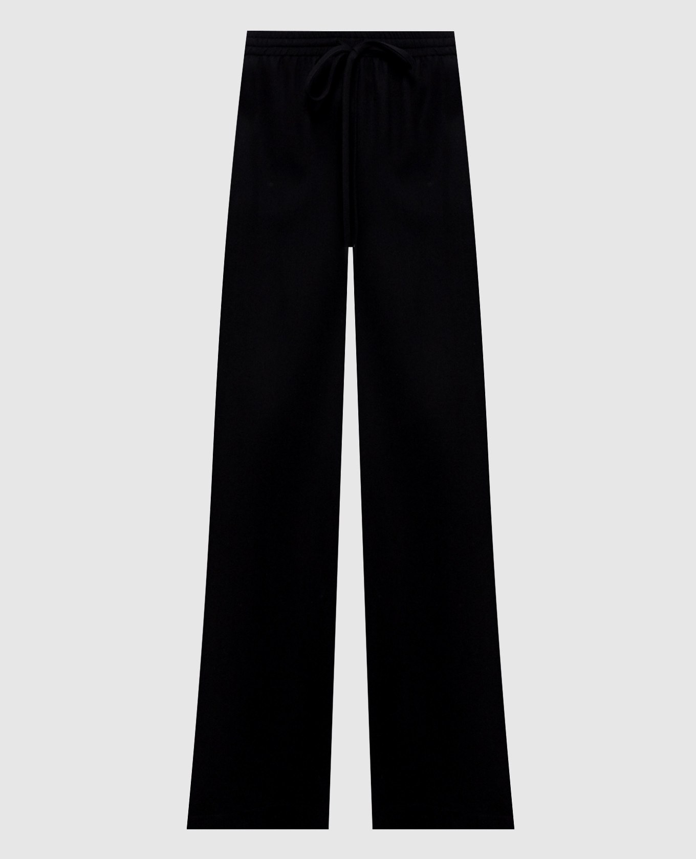 Black wool pants