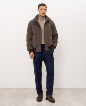 Castangia dal 1850 Blue wool pants EQ1065730