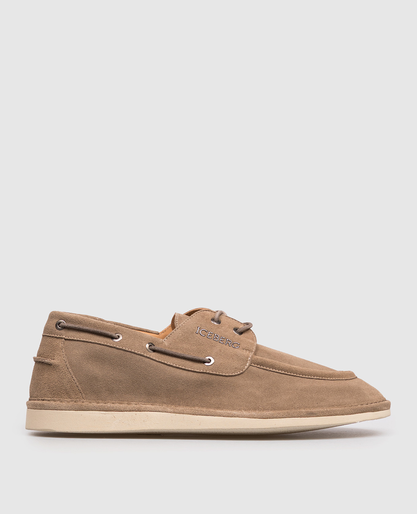 

Brown suede topsiders Iceberg