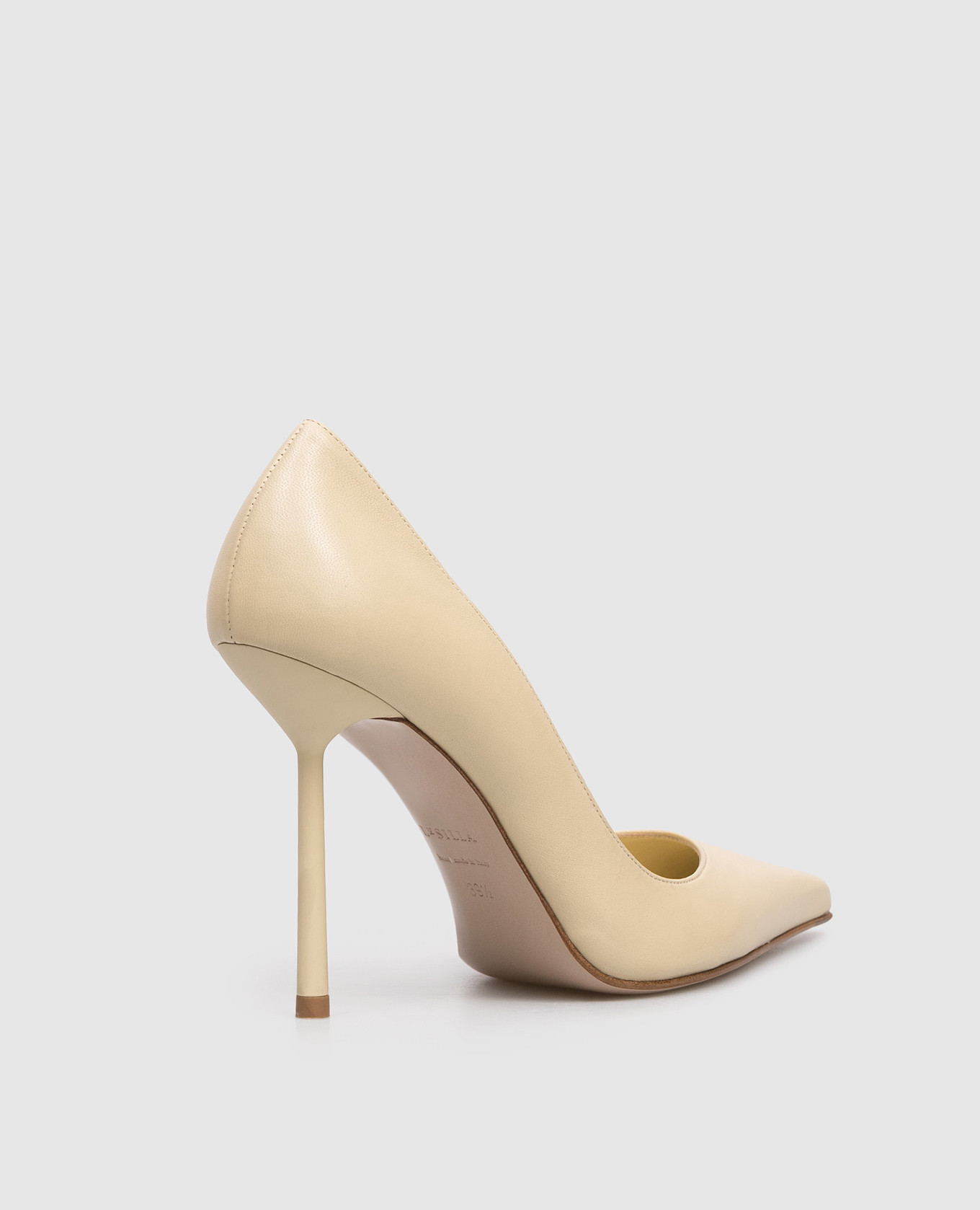 Yellow leather shoes BELLA Le Silla 3