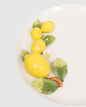 Les Ottomans White ceramic cake stand Lemons LMN05