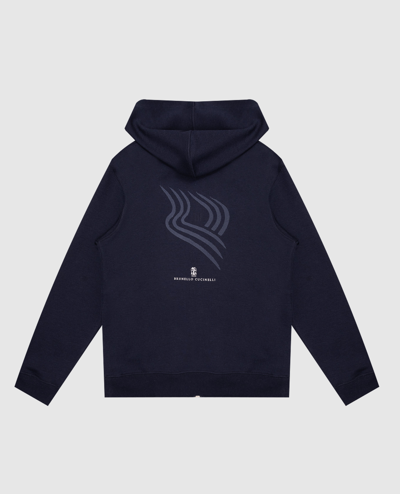 

Children's blue sports jacket with print Brunello Cucinelli