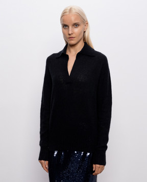 Tom Ford Black cashmere and silk sweater MAK1440YAX1029