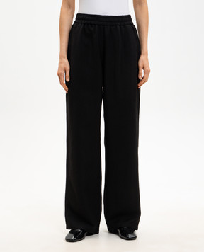 Ami Paris Black linen pants FTR868VI0052