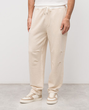 Brunello Cucinelli Beige sweatpants MR8313381G