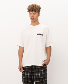 Misbhv White T-shirt with logo print 261U105