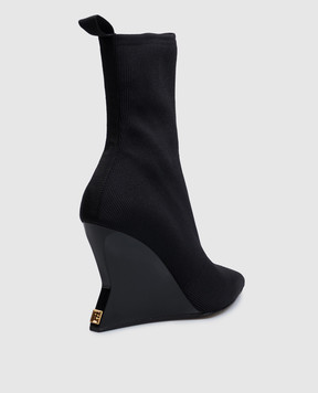 Balmain Black ankle boots HN1TE202TKNI