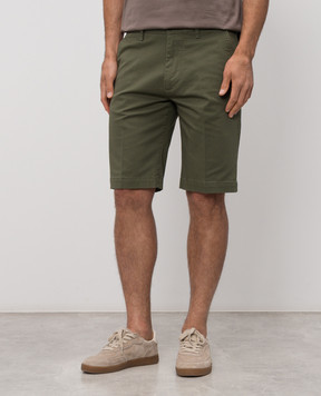 Cashmere&Whiskey Khaki cotton shorts 0276109345