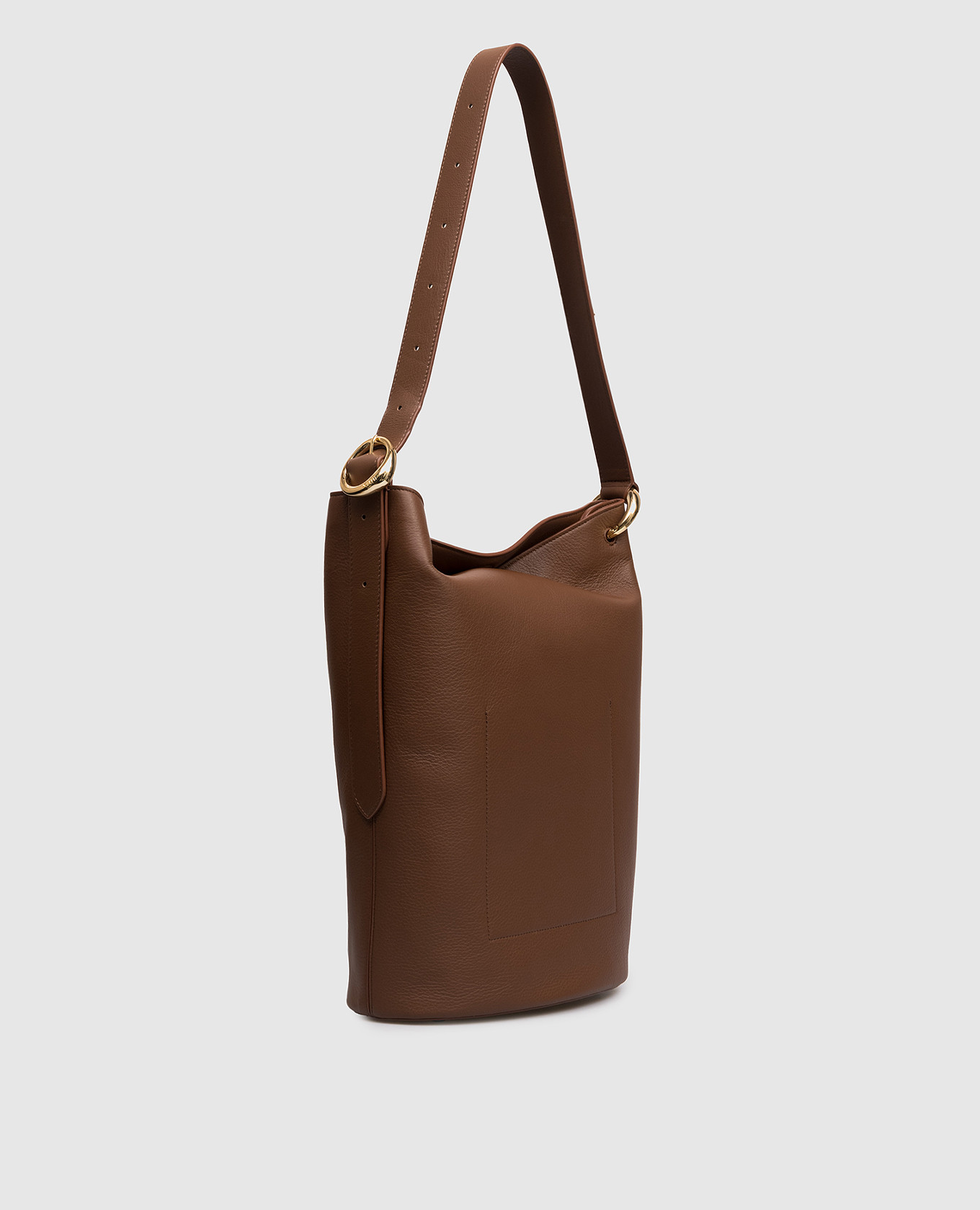 Black leather bucket bag JOSEPH 3