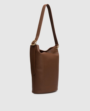 JOSEPH Black leather bucket bag JF009809