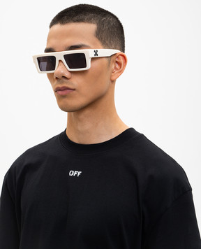 Off-White Ruby white sunglasses with logo OW1013010754