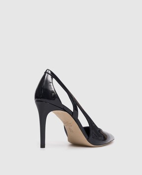 Stuart Weitzman Stuart blue patent leather shoes SM482