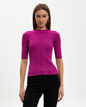 Twinset Pink ribbed top 261TP3402