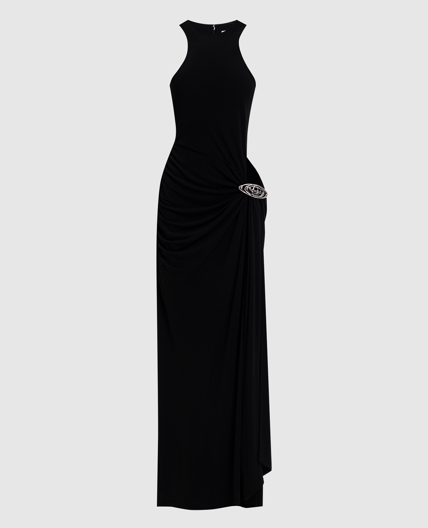 

Black midi dress with emblem Casablanca