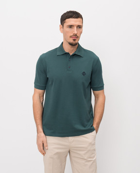 Herno Green polo shirt with monogram embroidery JPL00135U54005