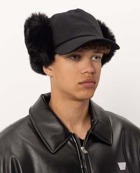 Misbhv Warszawa black cap with ears 261U142