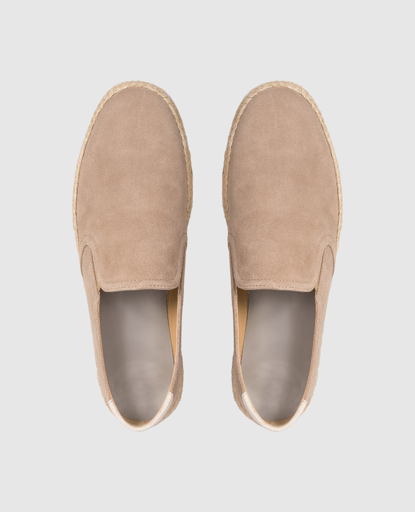 Brown suede espadrilles Brunello Cucinelli 4