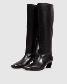 Stuart Weitzman Black leather boots STASSI SM504