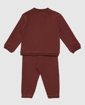 Brunello Cucinelli Children's burgundy suit BN05NMT04R