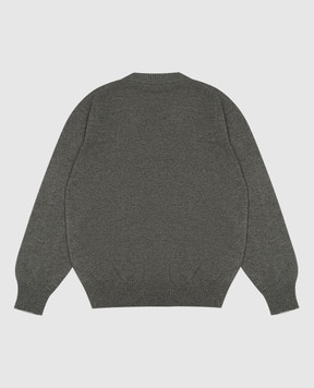 Brunello Cucinelli Children's gray cashmere cardigan B22M10016C