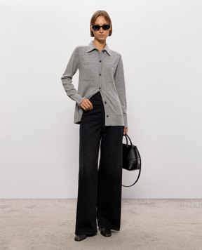 Toteme Black jeans with a worn effect 251WRB2426FB0046