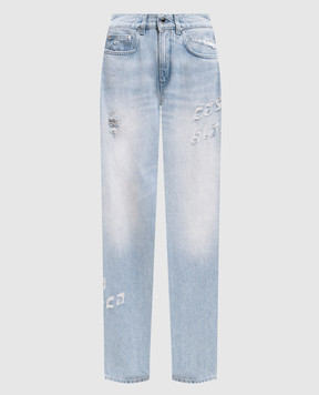 Casablanca Blue jeans with holes WSS26DN01901