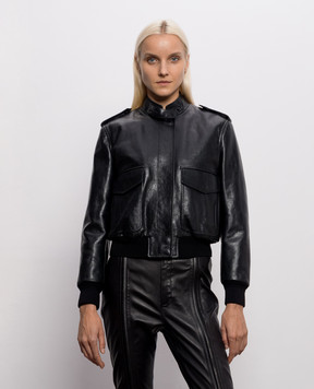 Tom Ford Black leather jacket CSL805LEX476