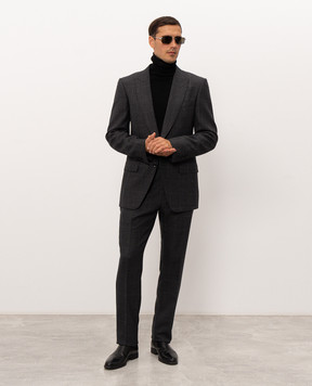 Tom Ford Gray wool check suit JLYP03W0154PLSS01W0154