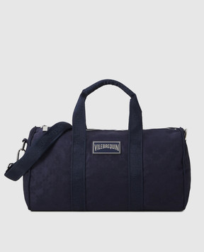 Vilebrequin Blue patterned travel bag B48C0437