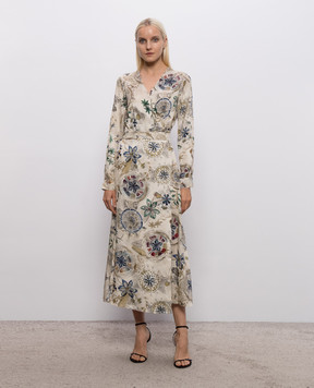 Momoni Beige dress with a scent Eirna MODR04206MO
