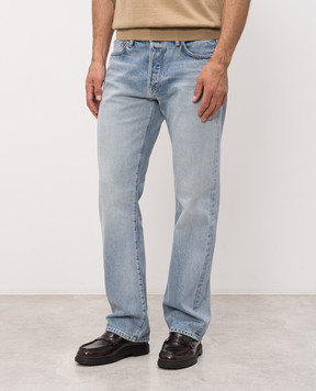 Tom Ford Blue jeans with logo patch DPH003DMC099