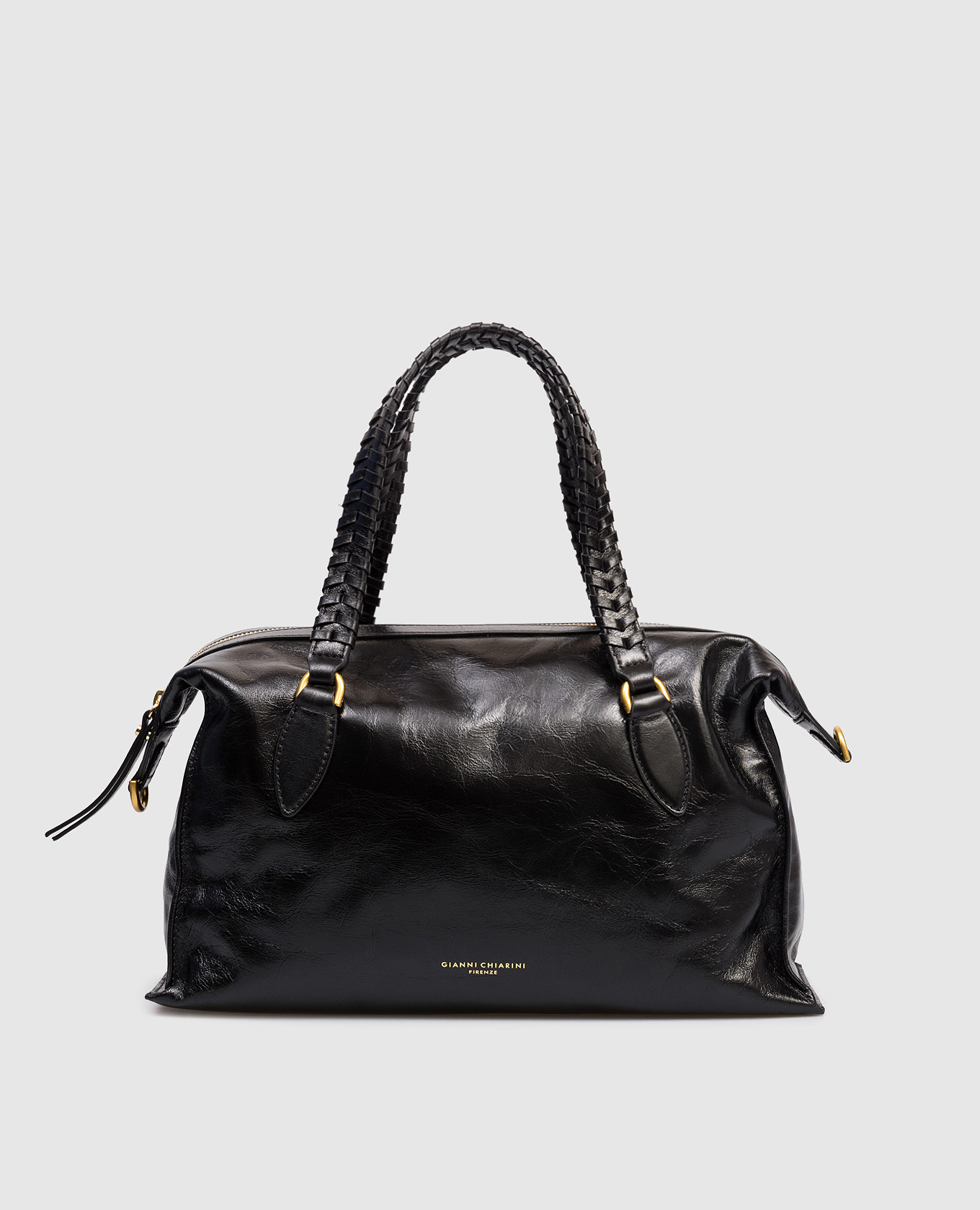 

Roxy black glossy leather bag Gianni Chiarini