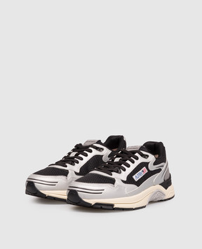AUTRY Gray Hyperway combo sneakers HYLMMV09