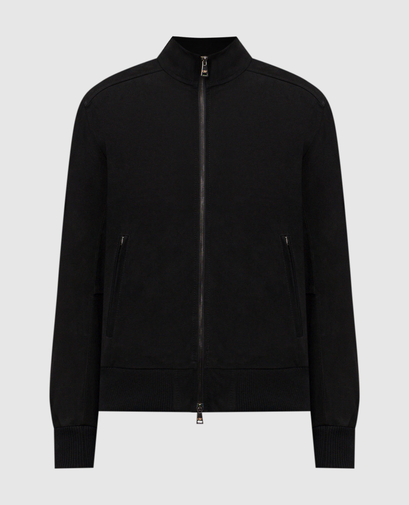 Black suede jacket