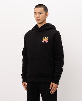 AMIRI Black hoodie with print AMTOJR1169