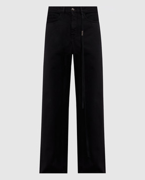 Ann Demeulemeester Black flared jeans Genoveva B0013624FA038