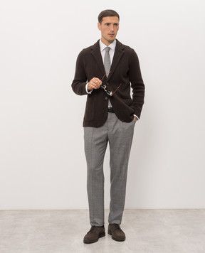 Cashmere&Whiskey Black cashmere blazer MU9471312341R