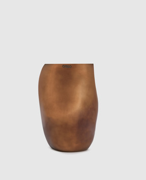 Onno Cape Copper XL candle with Zanzibar scent in a glass candle holder ON543Z