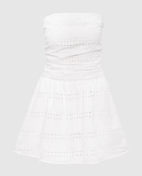Faithfull White mini dress with embroidery FF4597RBW