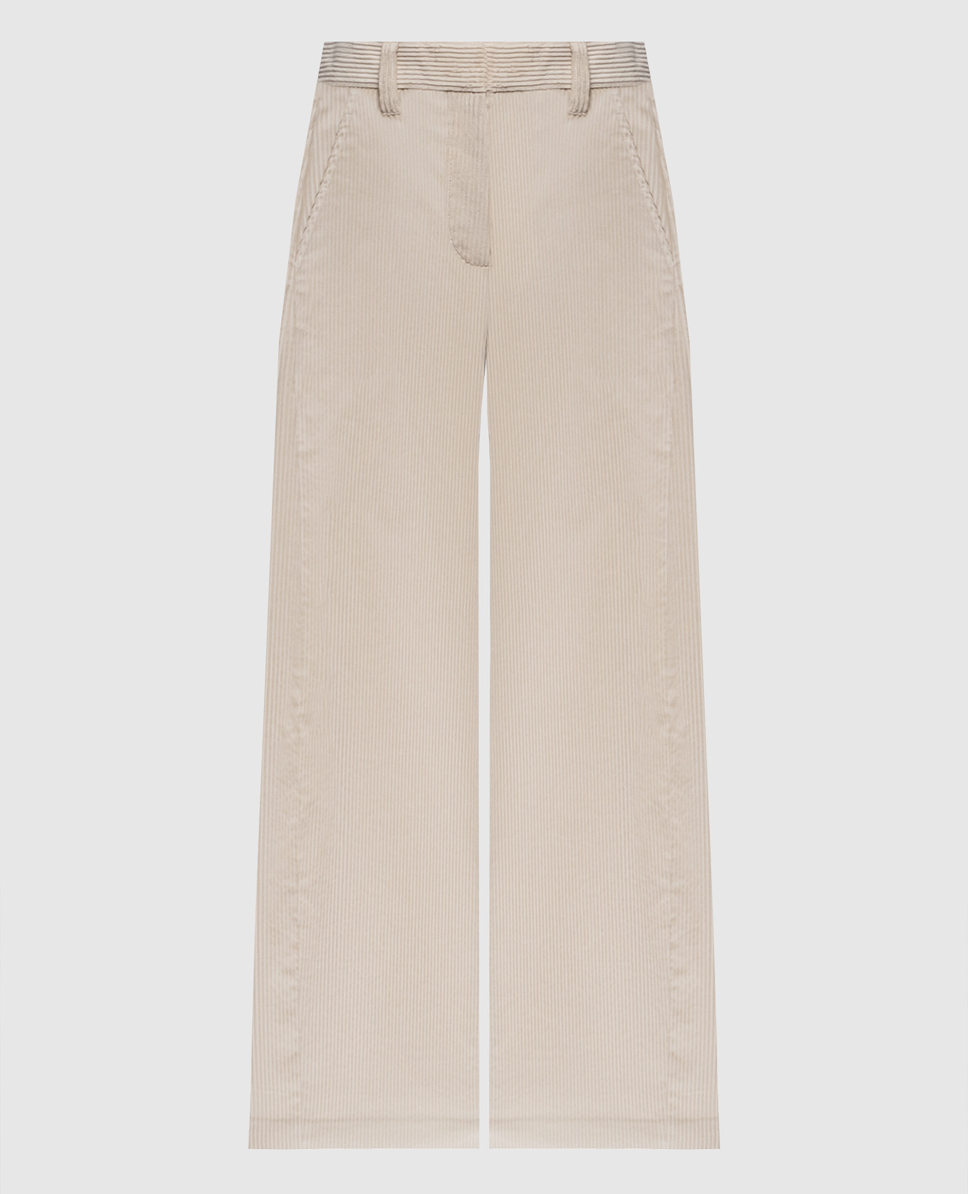 Beige corduroy pants