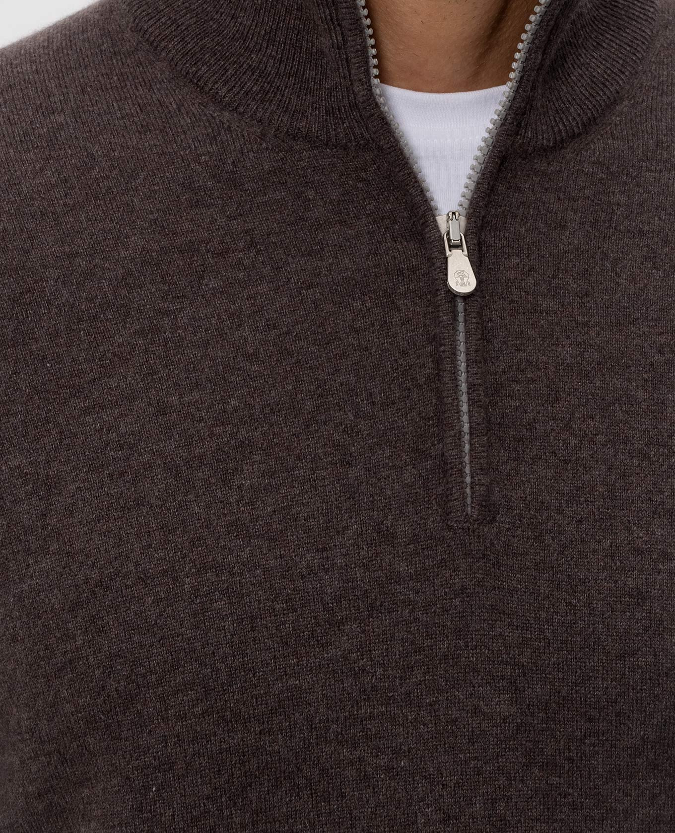 Brown cashmere jumper Brunello Cucinelli 5