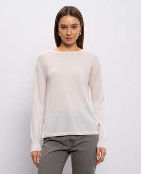 Max Mara Beige BELLA cashmere and silk jumper MXPTABELLA