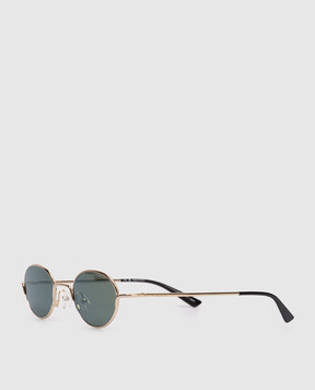 Alexander McQueen Gold mirrored sunglasses 861683I3330