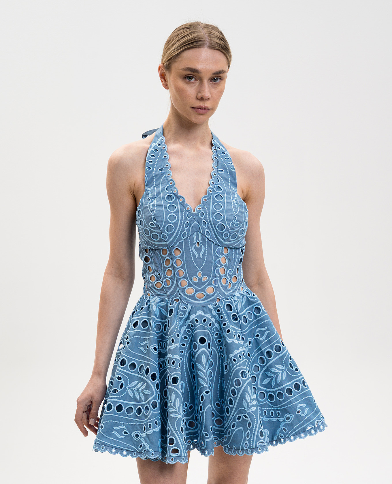 

Sandlight blue mini dress Charo Ruiz, Light blue