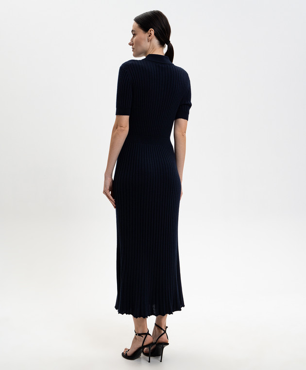 Gabriela Hearst - Blue Amor silk and cashmere dress X009403A003 - shop with European delivery at Symbol Gabriela Hearst - Blue Amor silk and cashmere dress X009403A003 - shop with European delivery at Symbol