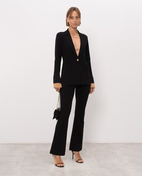 Twinset Black jacket with layering effect 262AP3252