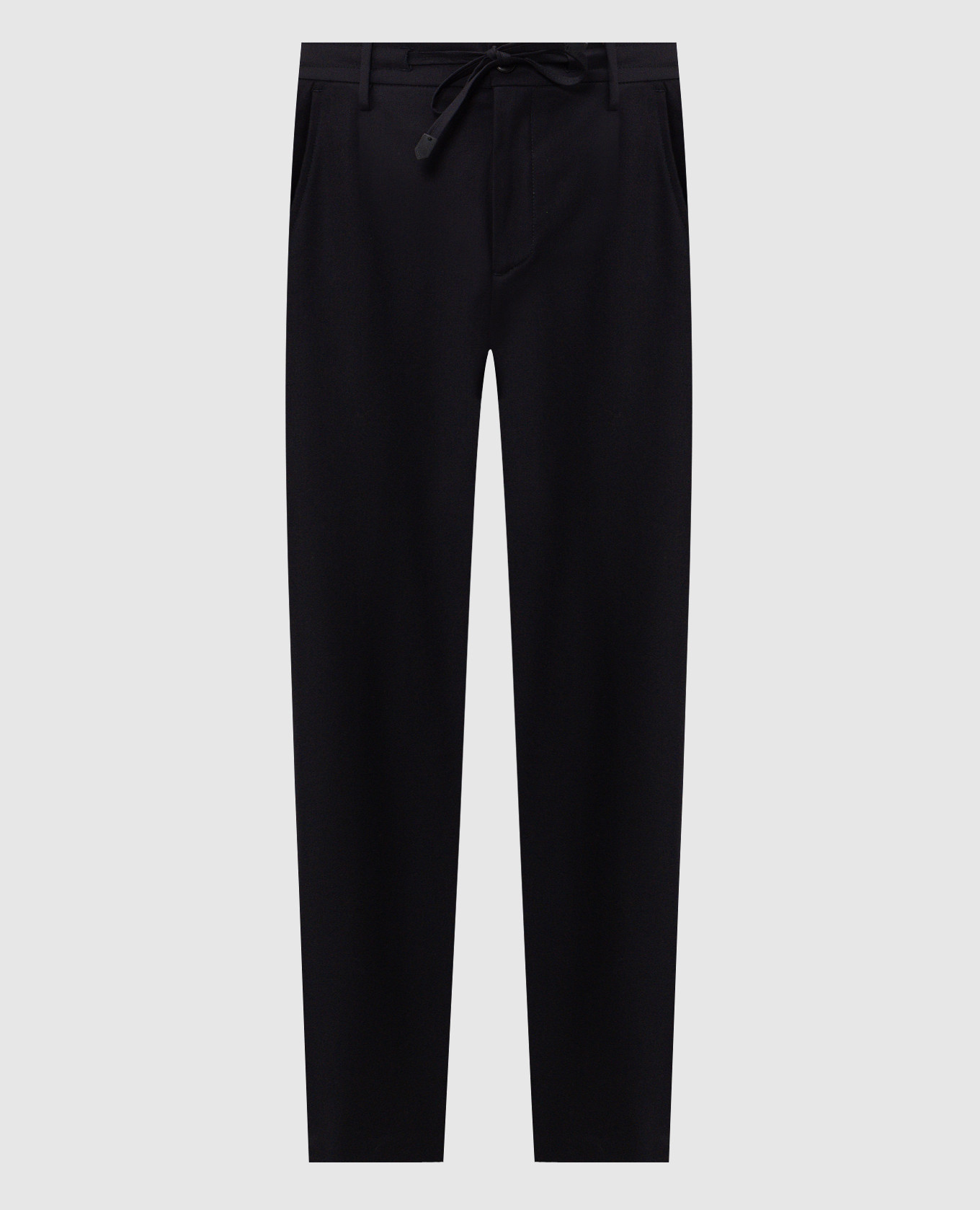 Blue wool pants
