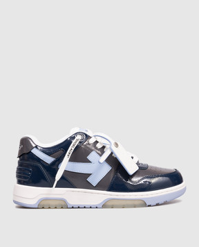 Off-White Out Of Office patent leather sneakers OMIA189F25LEA00A
