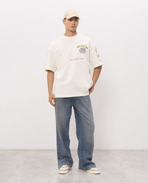 AMIRI Vista ivory T-shirt AMTOJR1174