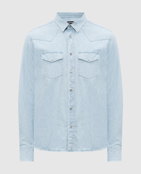 Tom Ford Blue denim shirt HDS001FMC315